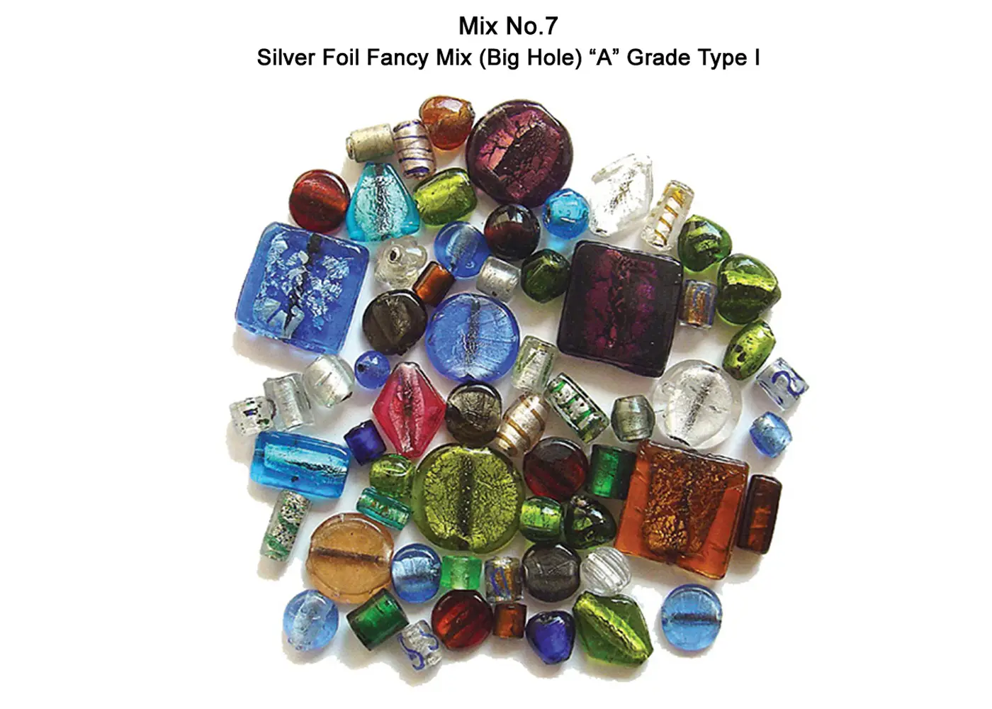 Silver Foil Fancy Mix (Big Hole) (A) Grade Type I